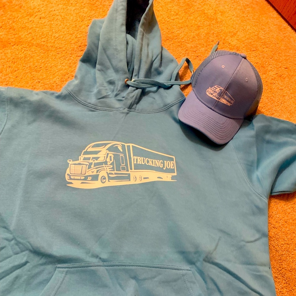 Trucking Joe Apparel.(Baby Blue)